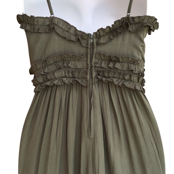 Altar’d State Green Ruffled Jumpsuit - Picture 8 of 8